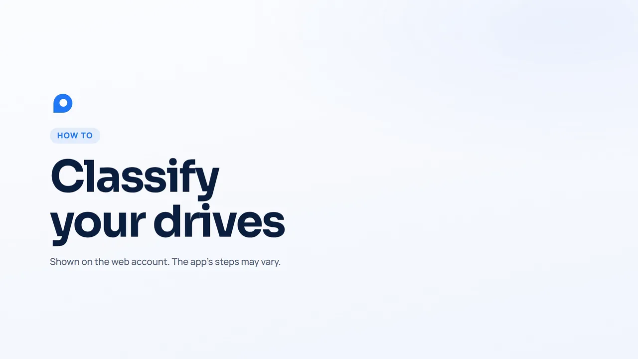 How to classify your drives as business or personal on the web